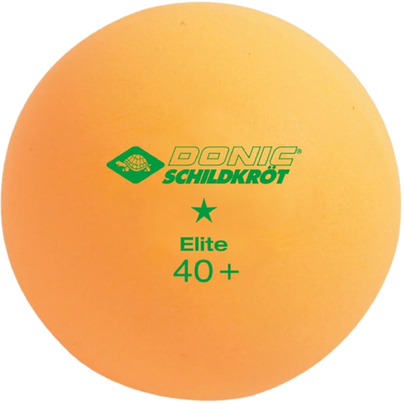М'ячі для настільного тенісу Donic Elite 1* 40+ Orange 6 pcs