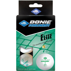 М'ячі для настільного тенісу Donic Elite 1* 40+ White 6 pcs