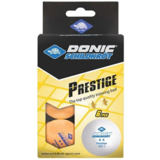 М'ячі для настільного тенісу Donic Prestige 2* 40+ Orange 6 pcs