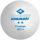 М'ячі для настільного тенісу Donic Prestige 2* 40+ White 3 pcs