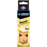 М'ячі для настільного тенісу Donic Prestige 2* 40+ Orange 3 pcs