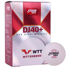 М'ячі для настільного тенісу DHS DJ40+ WTT Ball 40+ 3*