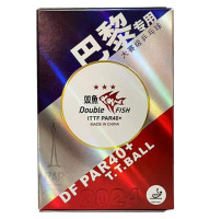 М'ячі для настільного тенісу Double Fish PAR40+ ITTF Paris 3*
