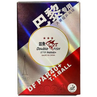 Мячи для настольного тенниса Double Fish PAR40+ ITTF Paris 3*