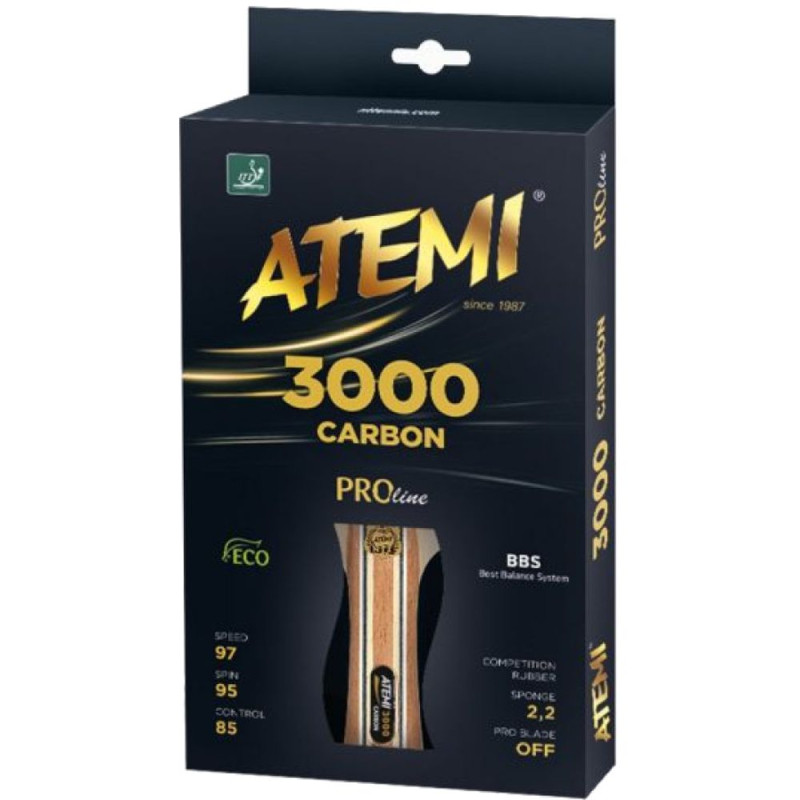 Ракетка для настільного тенісу Atemi 3000 Pro Line Carbon